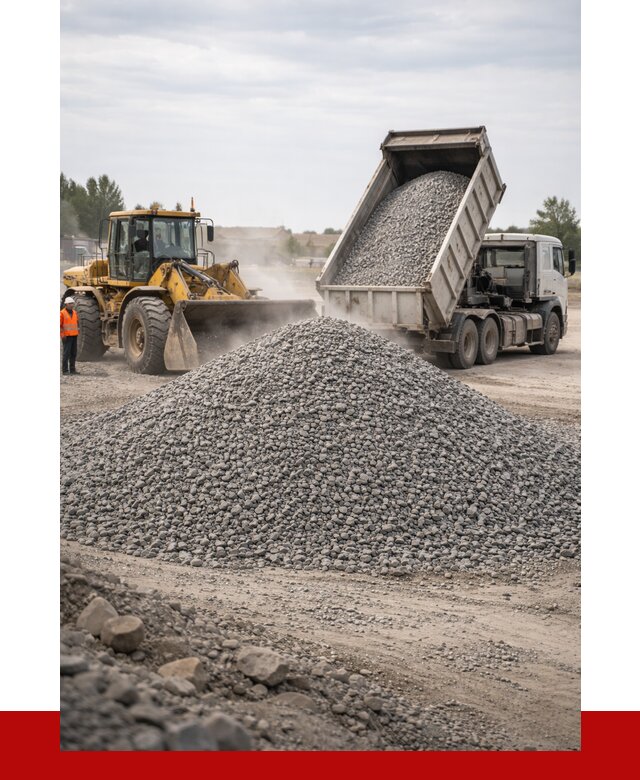 Купить щебень с доставкой в Отрадном от 2718 руб. | ПРОНЕРУДТрд