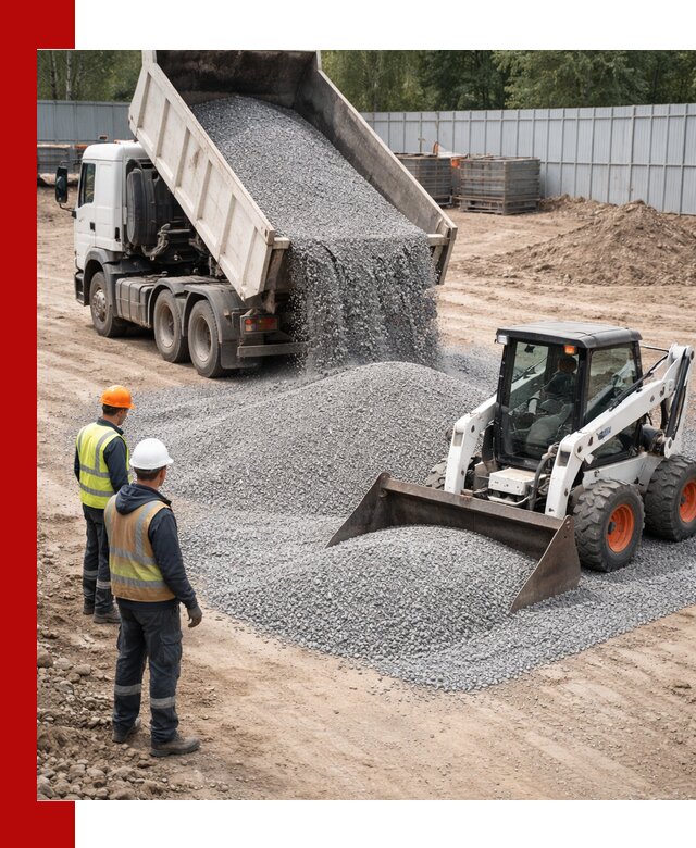 Доставка и продажа гранитного щебня фракции 0-5 в Отрадном