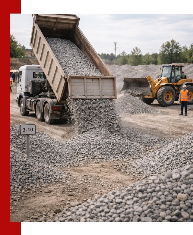 Гранитный щебень фракции 3–10: доставка и продажа в Отрадном
