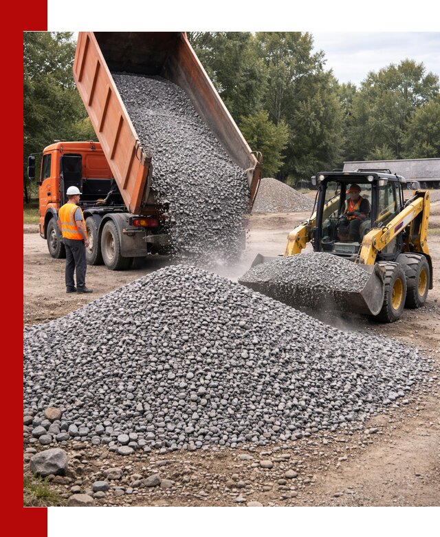 Купить гранитный щебень фракции 5–10 в Отрадном с доставкой