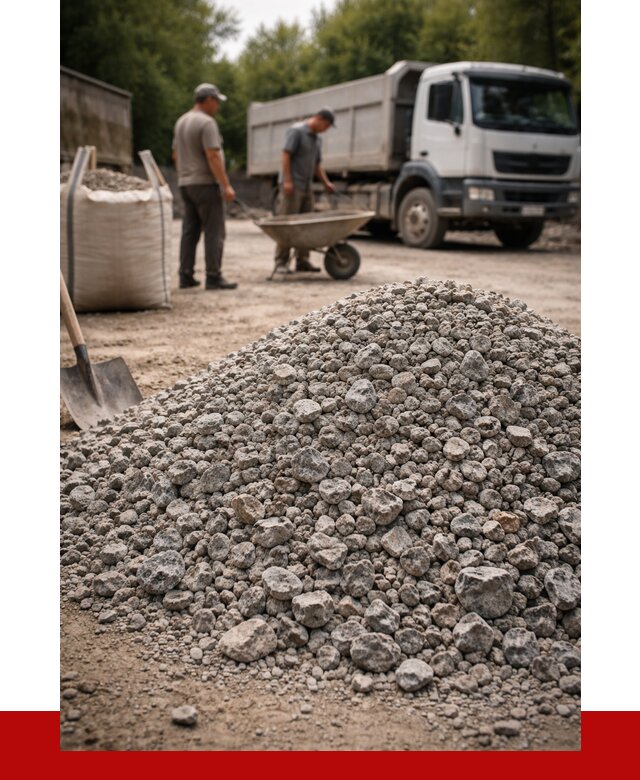 Гранитный щебень фракция 20-40 в Отрадном от 3478 руб. ПРОНЕРУДТрд