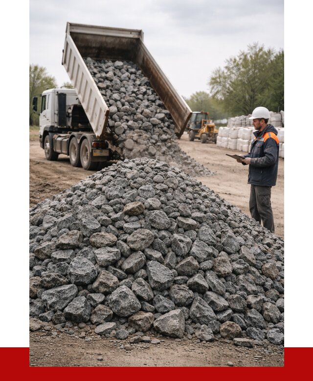 Гранитный щебень фракция 100-200 в Отрадном от 4565 р. ПРОНЕРУДТрд