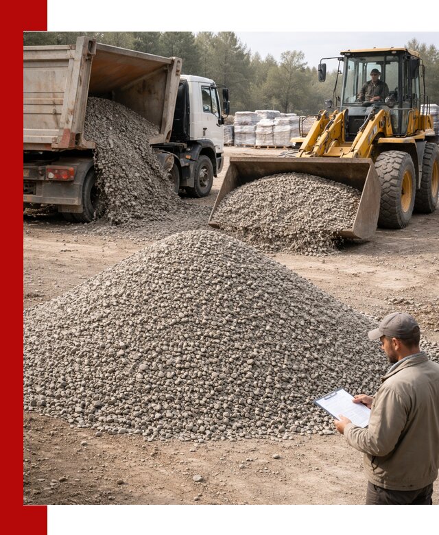 Гравийный щебень фракция 5–10 с доставкой в Отрадном