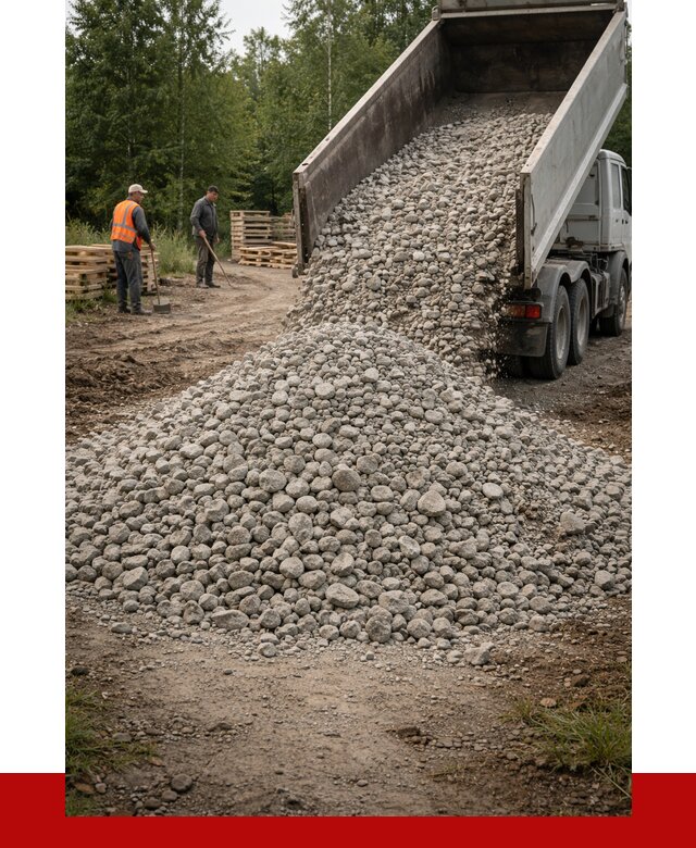 гравийный щебень фракция 70-120 в Отрадном от 2663 р. ПРОНЕРУДТрд