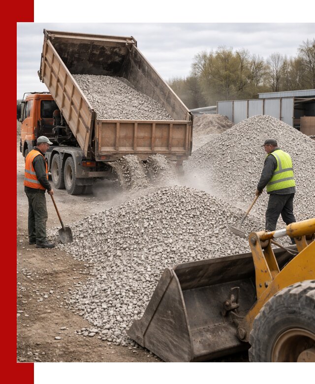 Доломитовый щебень фракции 5-20 с доставкой в Отрадном