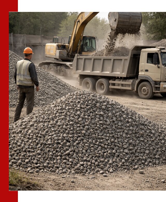 Шлаковый щебень фракция 5-20 с доставкой в Отрадном
