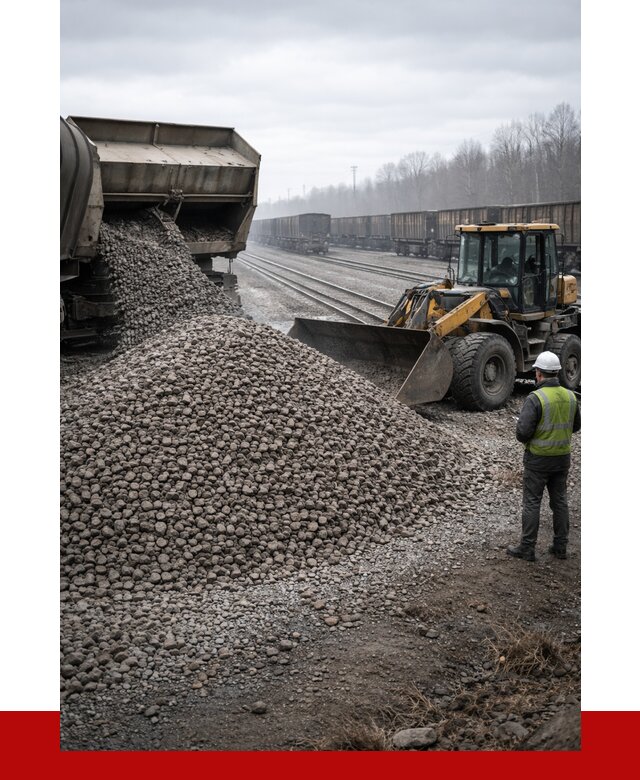 Купить железнодорожный щебень в Отрадном от 3044 р. | ПРОНЕРУДТрд