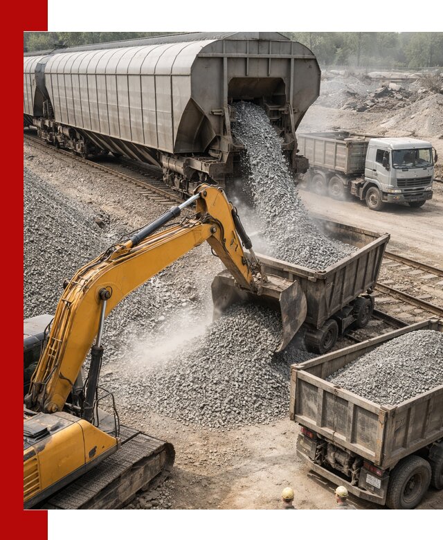 Доставка железнодорожного щебня в Отрадном крупными партиями быстрого отгруза