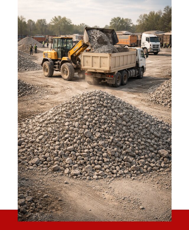 Вторичный щебень фракция 40-70 в Отрадном от 1891 р, ПРОНЕРУДТрд