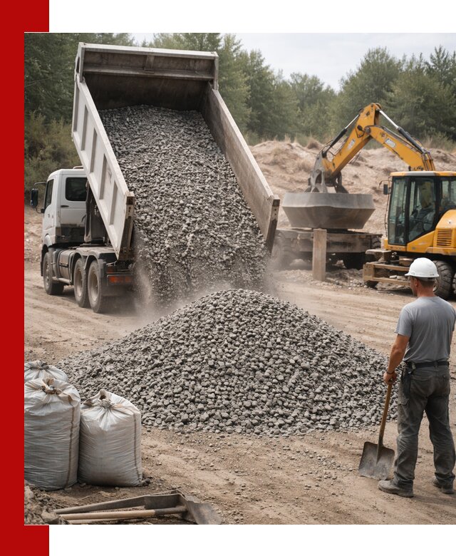 Доставка и продажа бетонного щебня в Отрадном