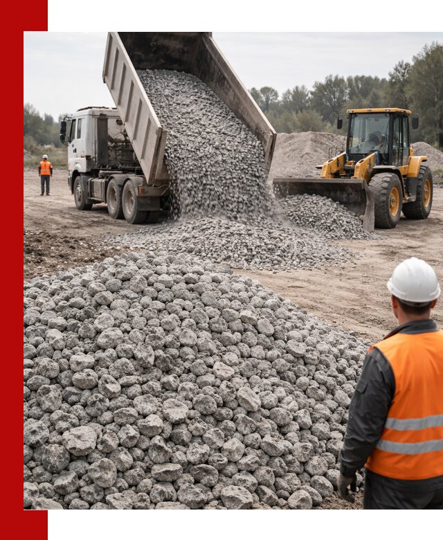 Доставка бетонного щебня фракции 20-40 в Отрадном