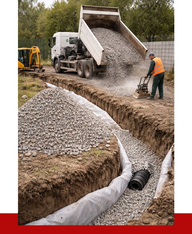Щебень для дренажа в Отрадном от 2011 р., ПРОНЕРУДТрд доставка