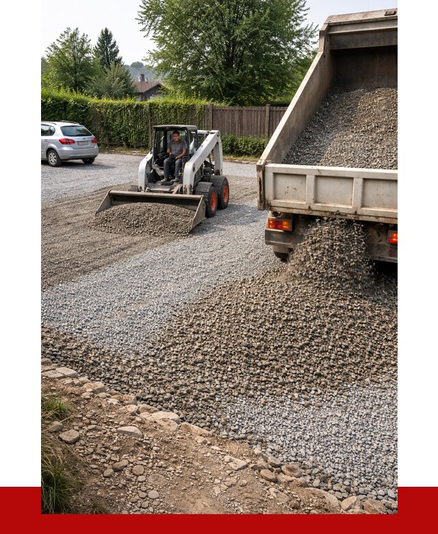 Щебень для парковки в Отрадном с доставкой от 1304 р.| ПРОНЕРУДТрд