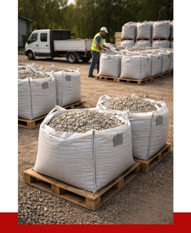 Щебень в мешках с доставкой в Отрадном от 4565 р. | ПРОНЕРУДТрд