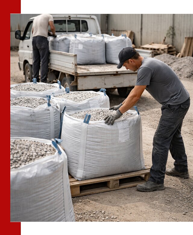 Доставка щебня в мешках по выгодным ценам в Отрадном