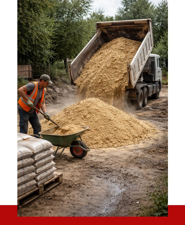 Купить песок с доставкой в Отрадном от 1957 р. | ПРОНЕРУДТрд