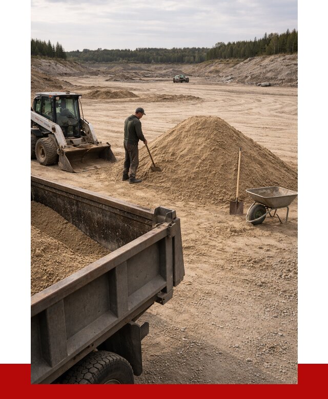 Карьерный песок среднезернистый в Отрадном, от 2391 р. ПРОНЕРУДТрд