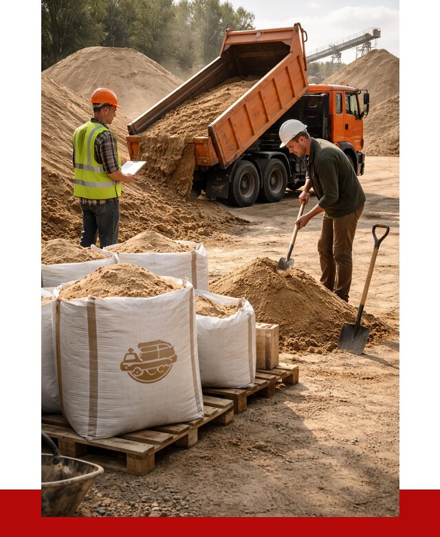 Строительный песок в Отрадном от 2391 р. с доставкой, ПРОНЕРУДТрд