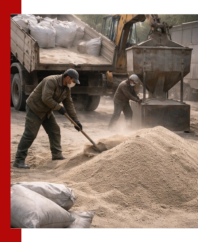 Кварцевый песок для пескоструя в Отрадном — доставка и качество