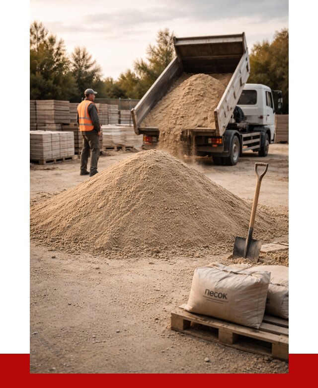 Купить сухой песок в Отрадном с доставкой от 2609 р. | ПРОНЕРУДТрд