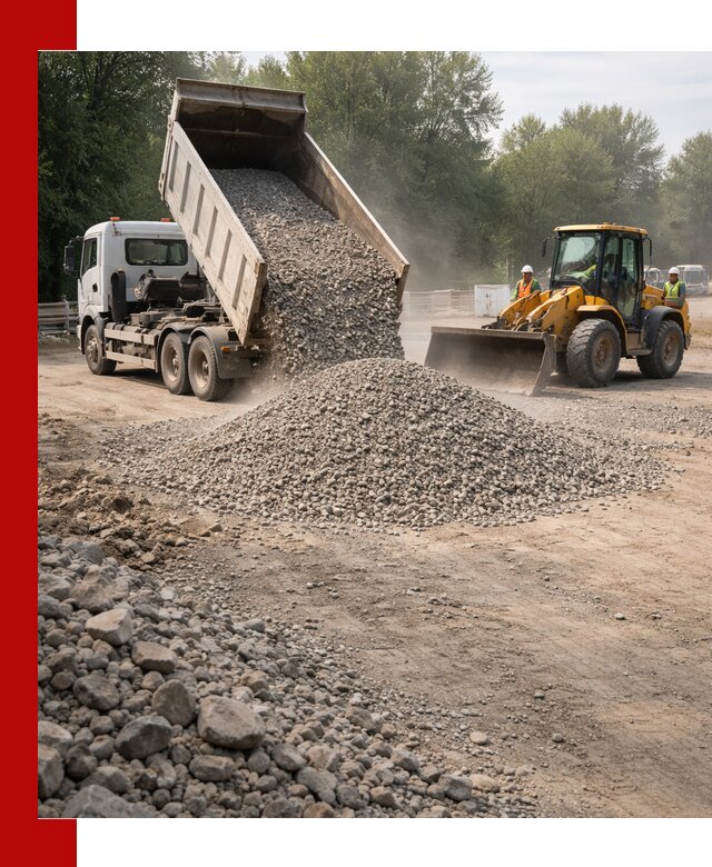 Гравий фракция 5–20 доставка в Отрадном оптом и в розницу