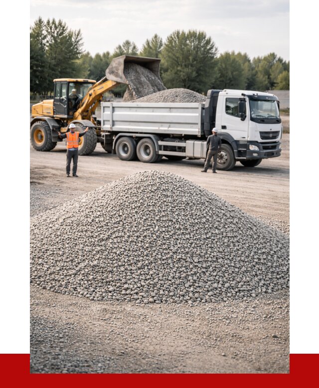 Купить мытый гравий в Отрадном от 3805 р, доставка ПРОНЕРУДТрд