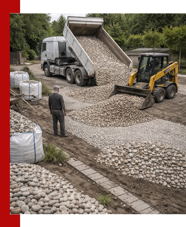 Доставка морской гальки оптом и в розницу в Отрадном
