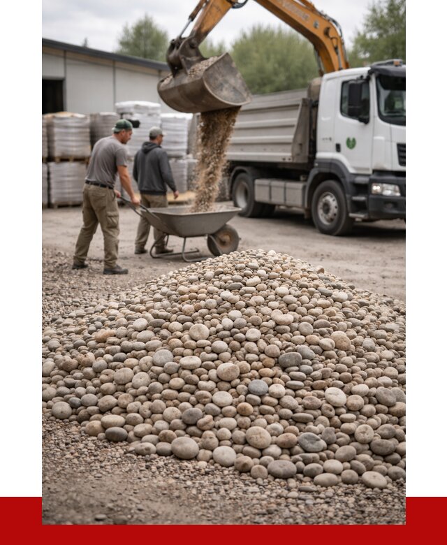 Галька декоративная в Отрадном от 3478 р. за куб | ПРОНЕРУДТрд