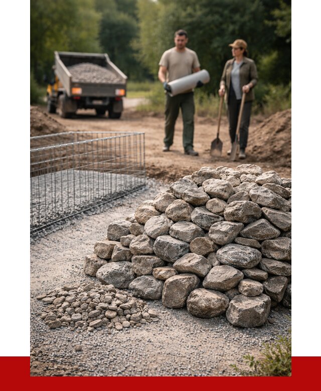 Камень для габионов фракция 100-200 в Отрадном от 5218 р. | ПРОНЕРУДТрд