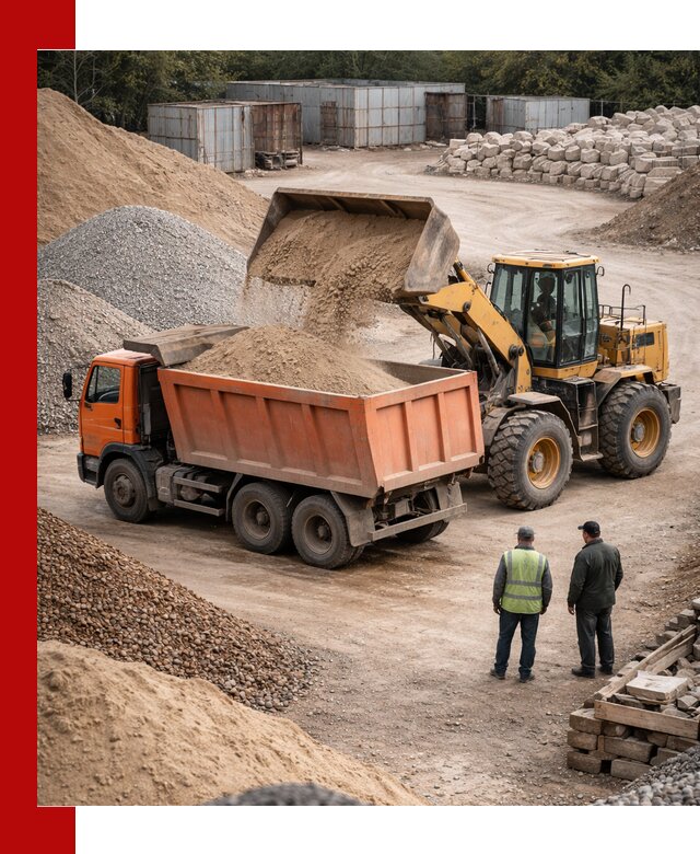 Доставка сыпучих смесей и смесей для стройки в Отрадном