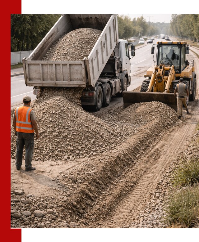 Опгс для устройства дорог и подсыпки в Отрадном