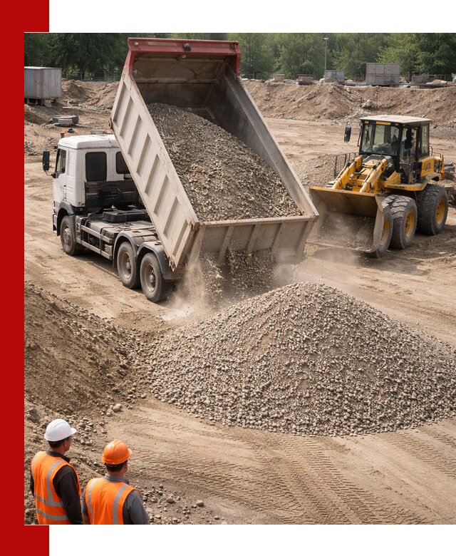 Щебень с песком (ЩГПС С2) с доставкой в Отрадном