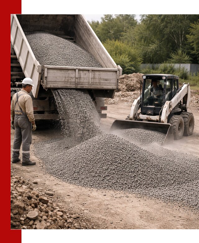 Доставка гравийного отсева 0-5 в Отрадном оптом и в розницу