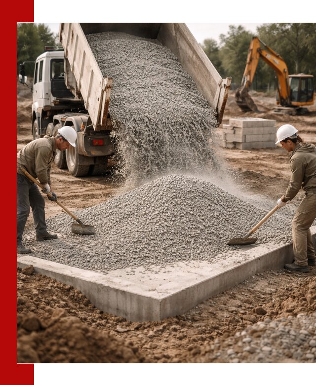 Доставка и продажа отсева для бетона в Отрадном