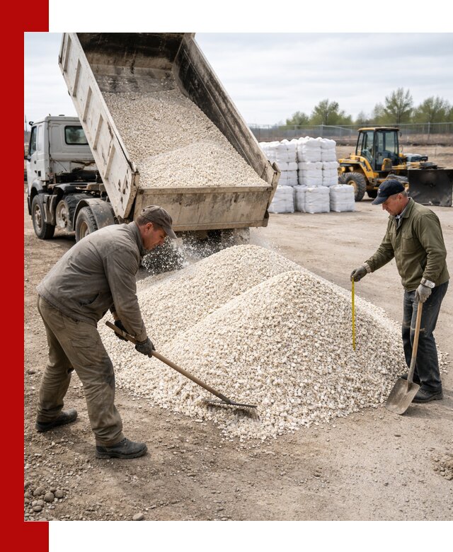 Мраморная крошка с доставкой и разгрузкой в Отрадном