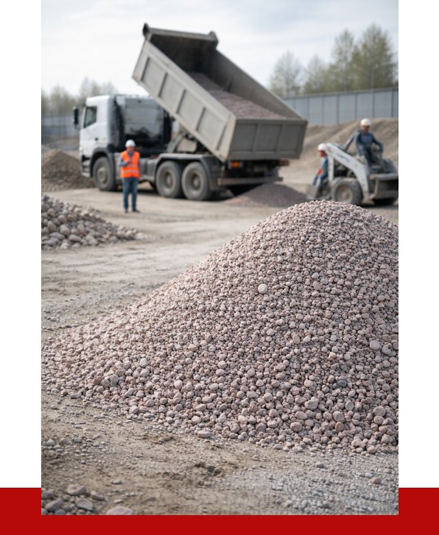 Крошка розовый гранит в Отрадном с доставкой от 5000 р. | ПРОНЕРУДТрд