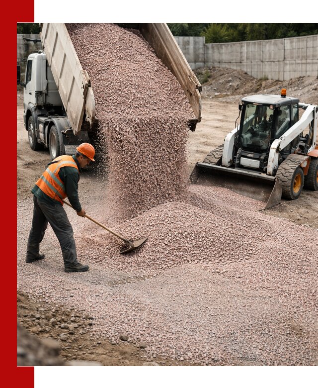 Крошка розовый гранит с доставкой в Отрадном от производителя