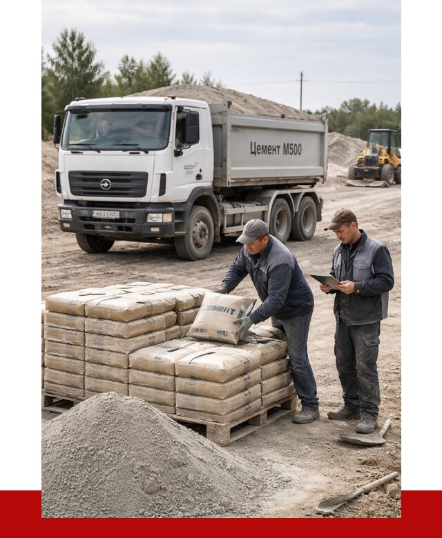Купить цемент м500 с доставкой в Отрадном от 5652 р. | ПРОНЕРУДТрд