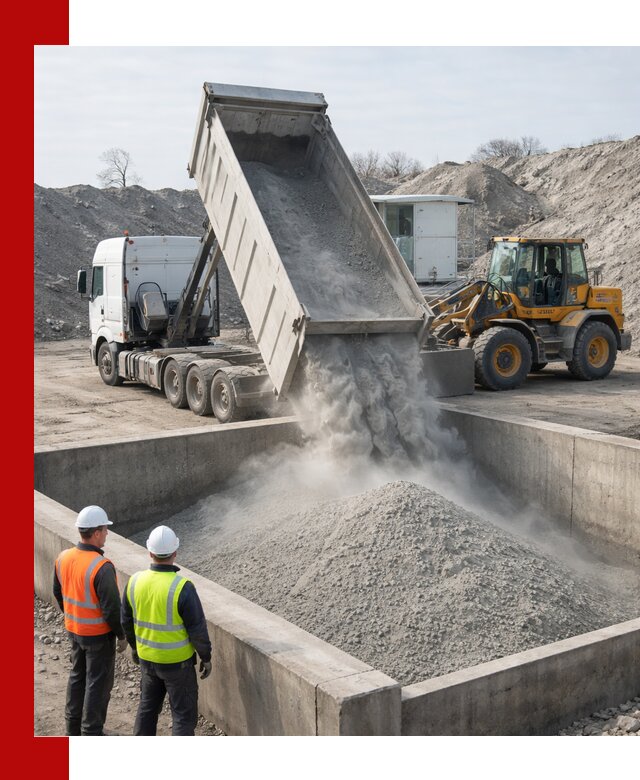 Доставка цемента навалом в Отрадном крупными партиями