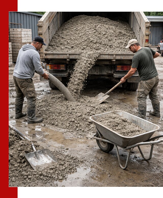 Цементно-песчаная смесь М150 доставка в Отрадном