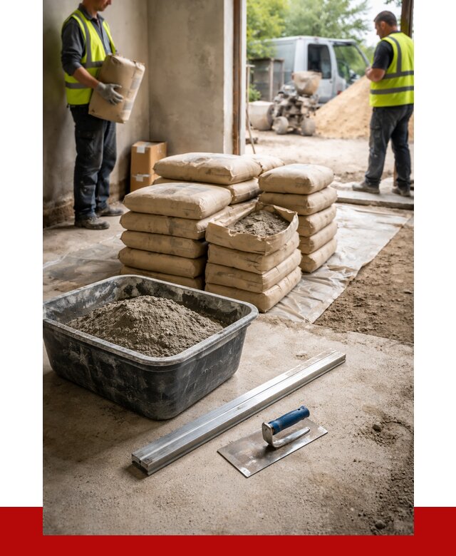 Купить сухую смесь для стяжки в Отрадном от 4892 р. | ПРОНЕРУДТрд
