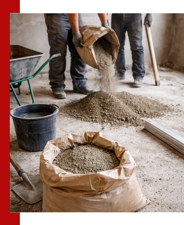 Доставка сухой смеси для стяжки в Отрадном