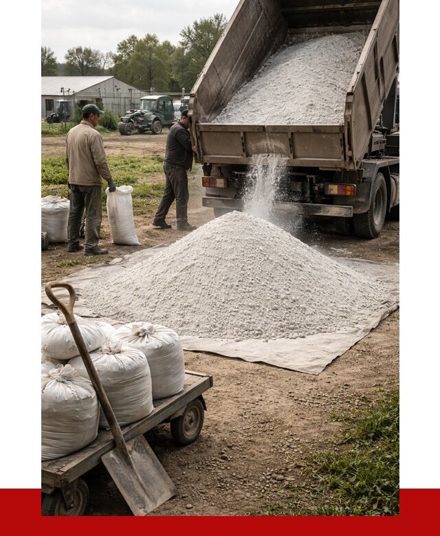 Купить известняковая мука в Отрадном от 4565 р. за куб | ПРОНЕРУДТрд