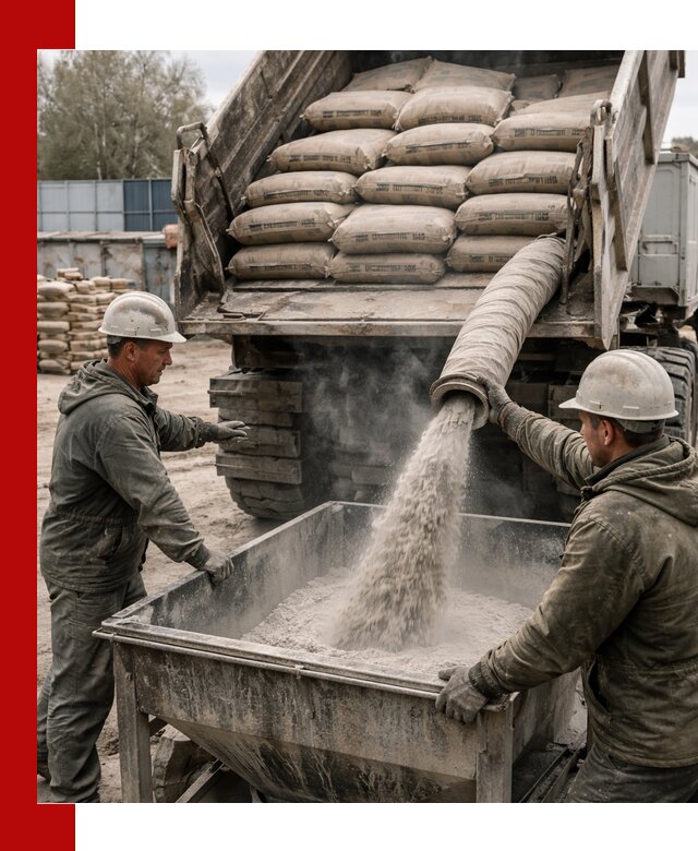 Доставка цемента М400 в Отрадном оптом и в розницу