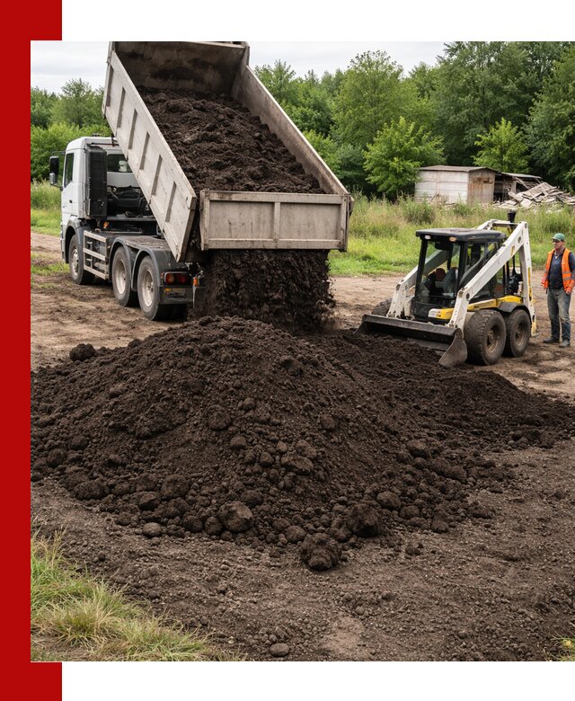 Поставка плодородной земли с доставкой самосвалом в Отрадном