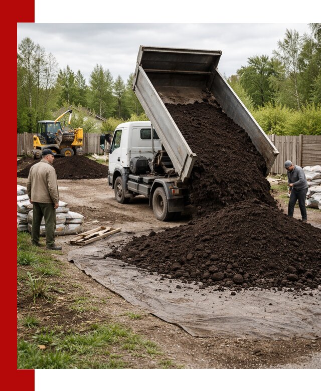 Доставка качественного почвогрунта в Отрадном оптом и в розницу