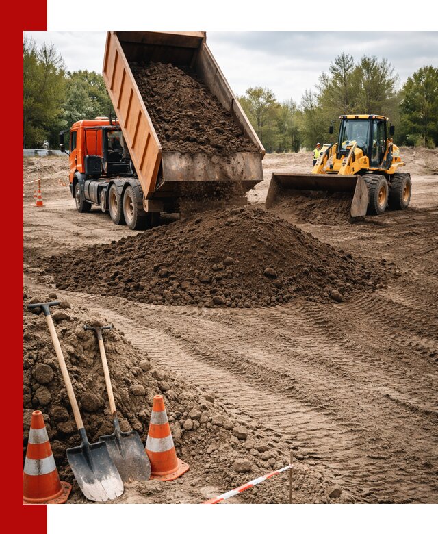 Поставка и доставка планировочного грунта в Отрадном