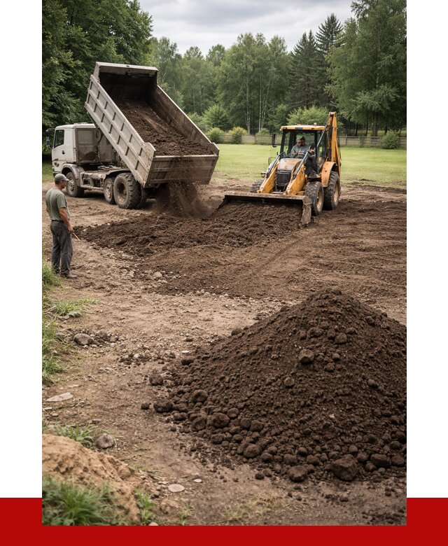 Грунт для выравнивания участка в Отрадном от 1304 р. | ПРОНЕРУДТрд