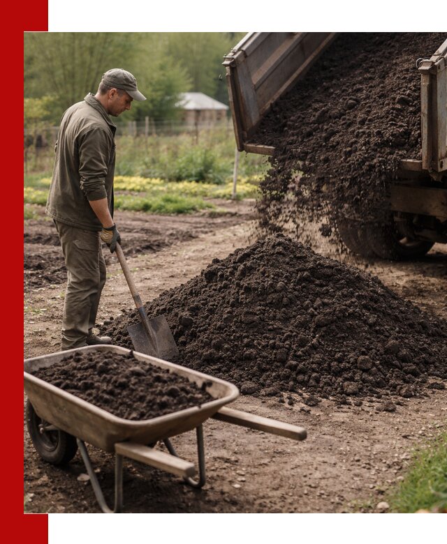 Доставка качественной земли для огорода в Отрадном