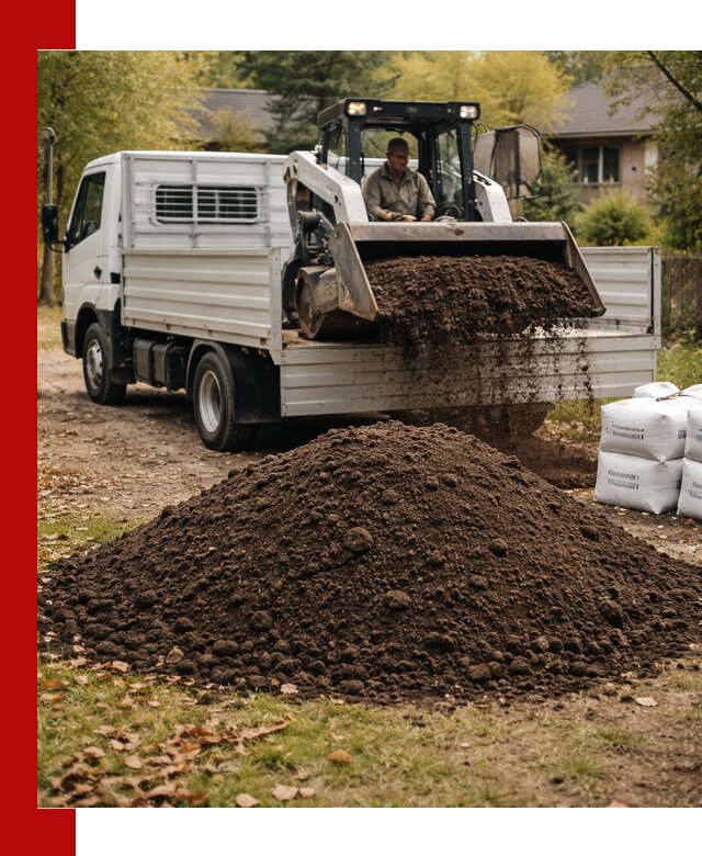 Доставка садовой земли в больших объёмах в Отрадном